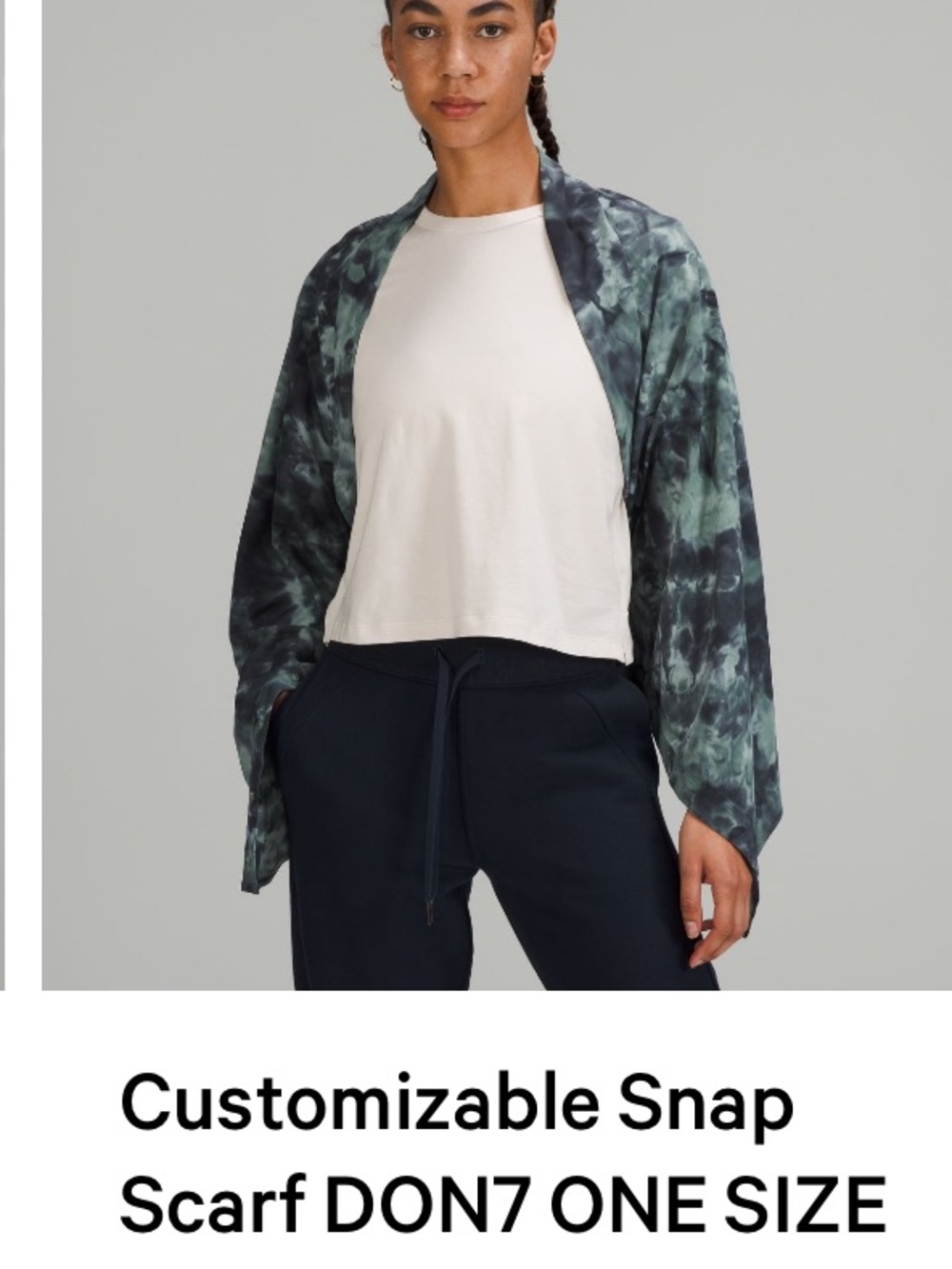 lululemon align diamond dye 25” pockets - scarf to match Set - Picture 2 of 3